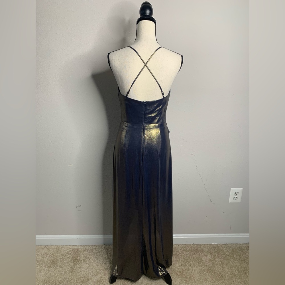 Ever New Shimmering Metallic Midi Dress - Picture 10 of 15